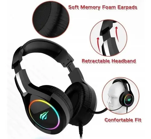 [HV-H2232D] DIADEMA GAMER HAVIT HV H2232d 3.5 USB PC LED.webp