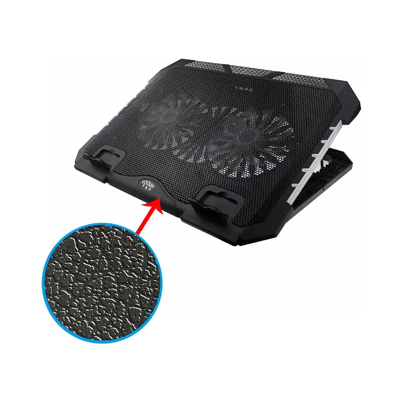 BASE REFRIGERANTE GAMER LED 2 COOLER USB CON SOPORTE PARA EL CELULAR (12).webp