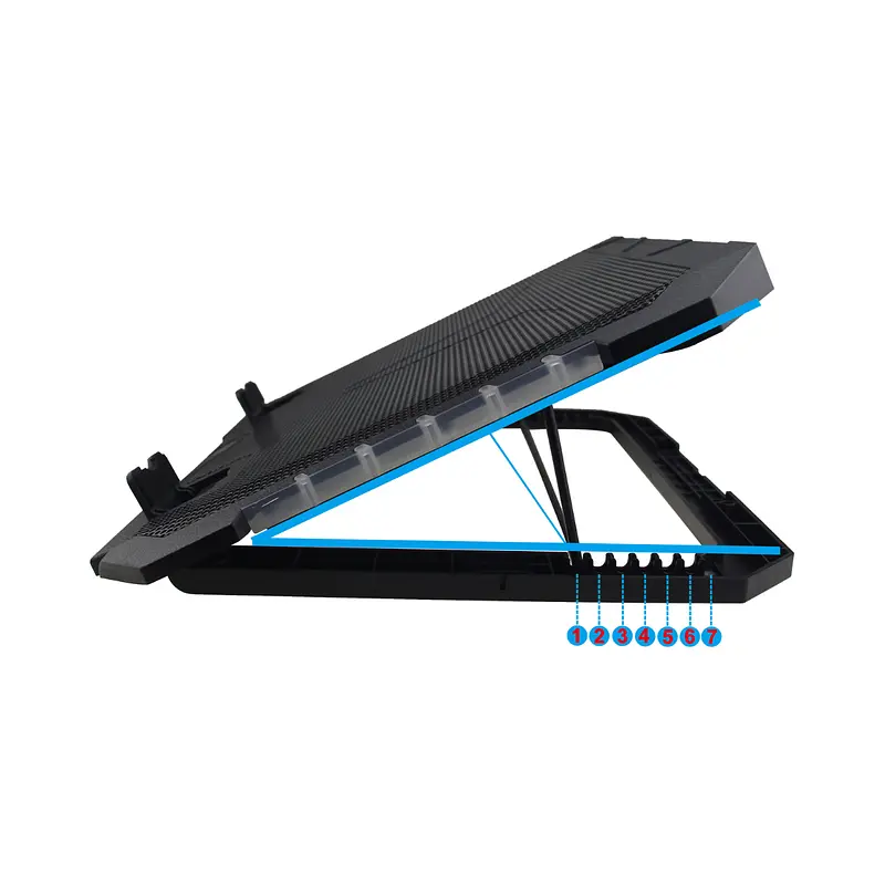 BASE REFRIGERANTE GAMER LED 2 COOLER USB CON SOPORTE PARA EL CELULAR (13).webp