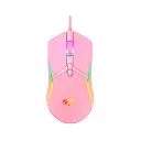MOUSE GAMER RGB RETROILUMINADO 7200DPI 6 BOTONES USB ROSADO HAVIT 