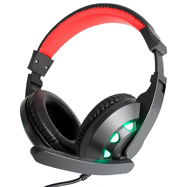 DIADEMA GAMER USB LED + 3.5M + CONVERTIDOR UN JACK RGB 