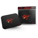 PAD MOUSE GAMER  25 X 21 CM ROJO TELA GOMA NEGRO HAVIT 