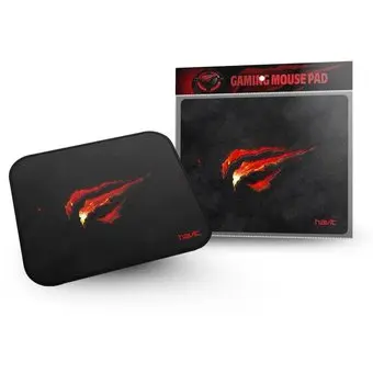 [HV-MP837] PAD MOUSE GAMER  25 X 21 CM ROJO TELA GOMA NEGRO HAVIT 