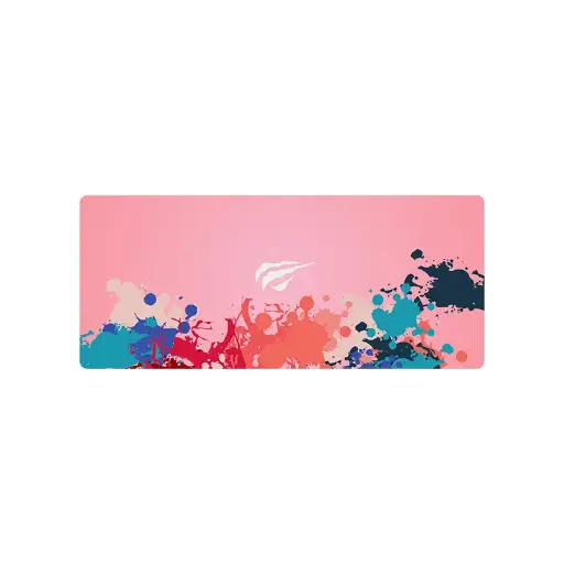 [MP847] PAD MOUSE GAMER ROSADO WAIFU 70x30 CM GOMA 