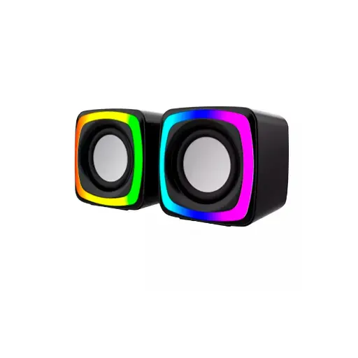 [C6] PARLANTE BLUETOOTH PARA PC 3.5MM USB JALTECH C6 LED RGB 